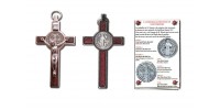 Médaille-Crucifix de St-Benoît argenté