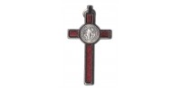 Médaille-Crucifix de St-Benoît argenté
