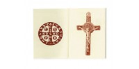 Brass medal-crucifix of saint-Benedict 